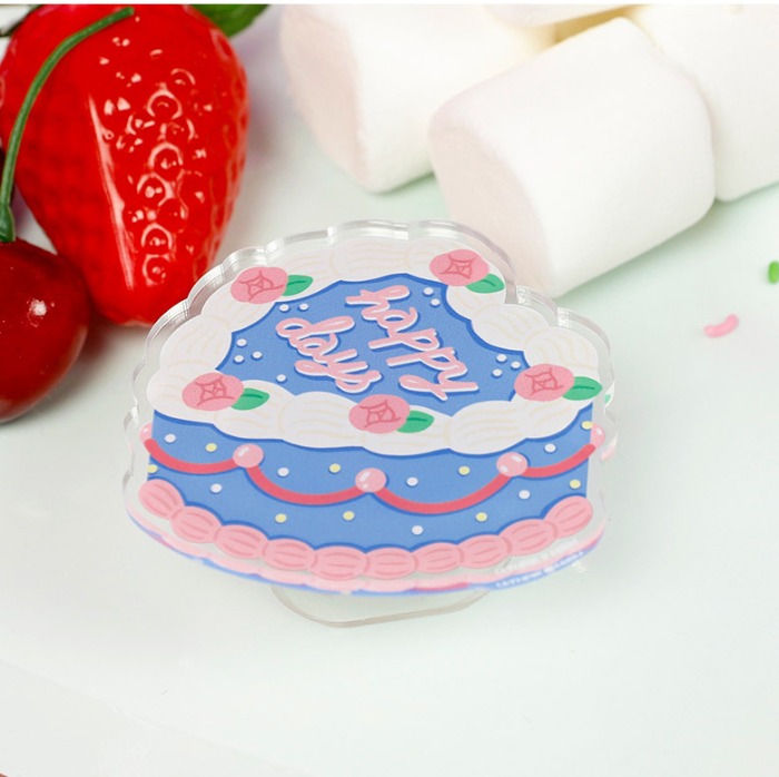 해피데이 케이크 그립 스마트톡 단품 ❤ 폰케이스 강력부착