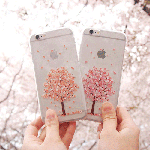 블로썸시리즈-벚꽃 투명젤리폰케이스♥ (아이폰케이스 11 pro xs 갤럭시s20 10 9 8 노트 플러스 울트라 ...)